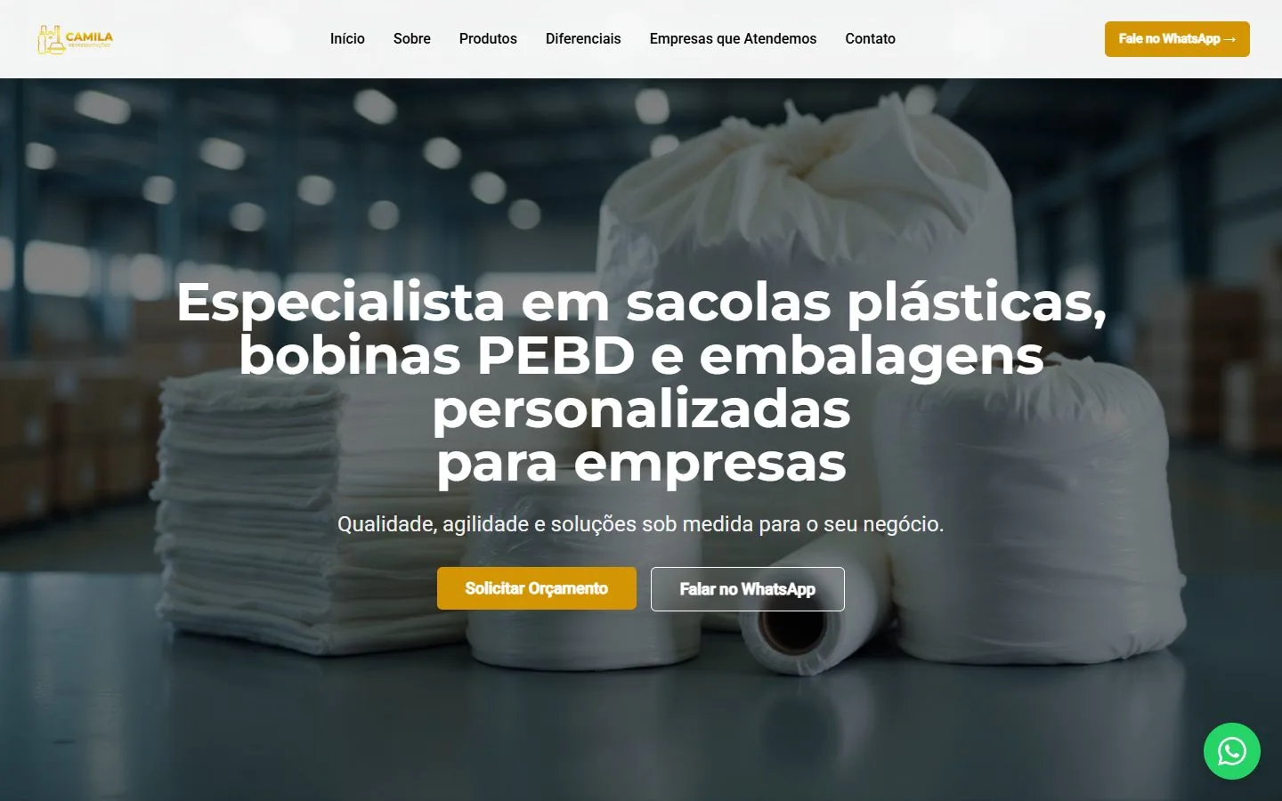 Site da Camila Representações